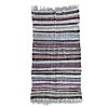 Flatwoven 4x8 Colorful Bohemian & Eclectic Berber Recycled Textiles Carpet