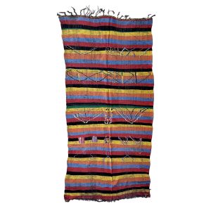 Flatweave 4x10 Colorful Tribal Moroccan Rug