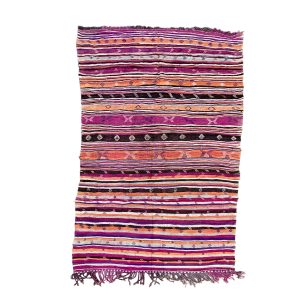 Flatweaven 6x11 Colorful Bohemian Moroccan rug