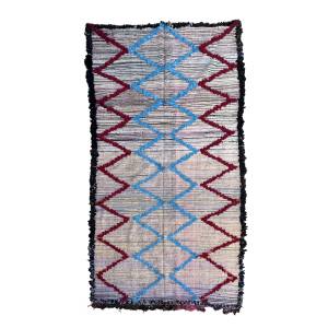 Flatweave 5x11 Colorful Bohemian Racycled Textiles Moroccan Rug