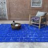 blue Moroccan rug