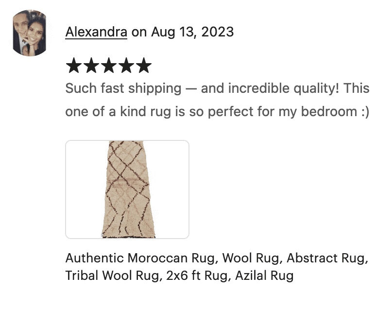 handmade Moroccan rug