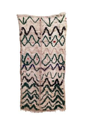 Handknotted Moroccan Rug - Vintage Moroccan Tribal Rug